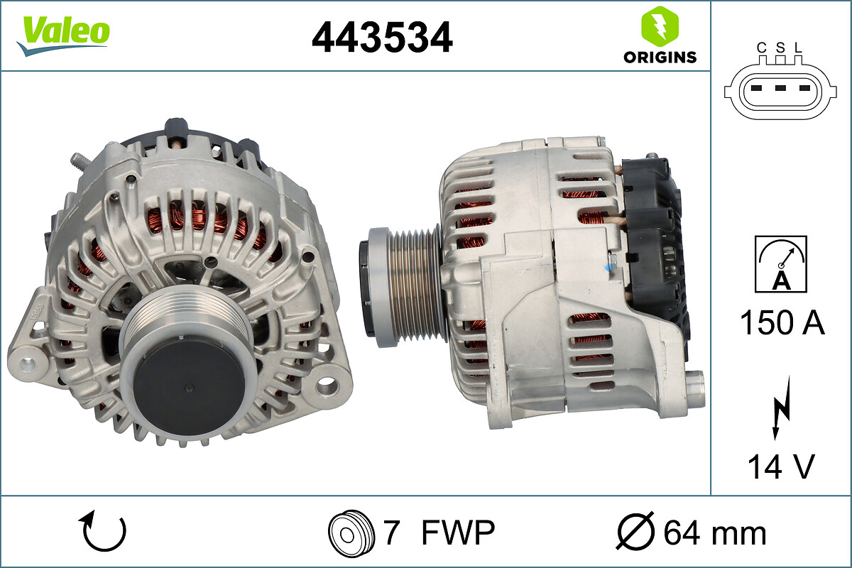 ALTERNATOR ORIGINS RENAULT-NISSAN
