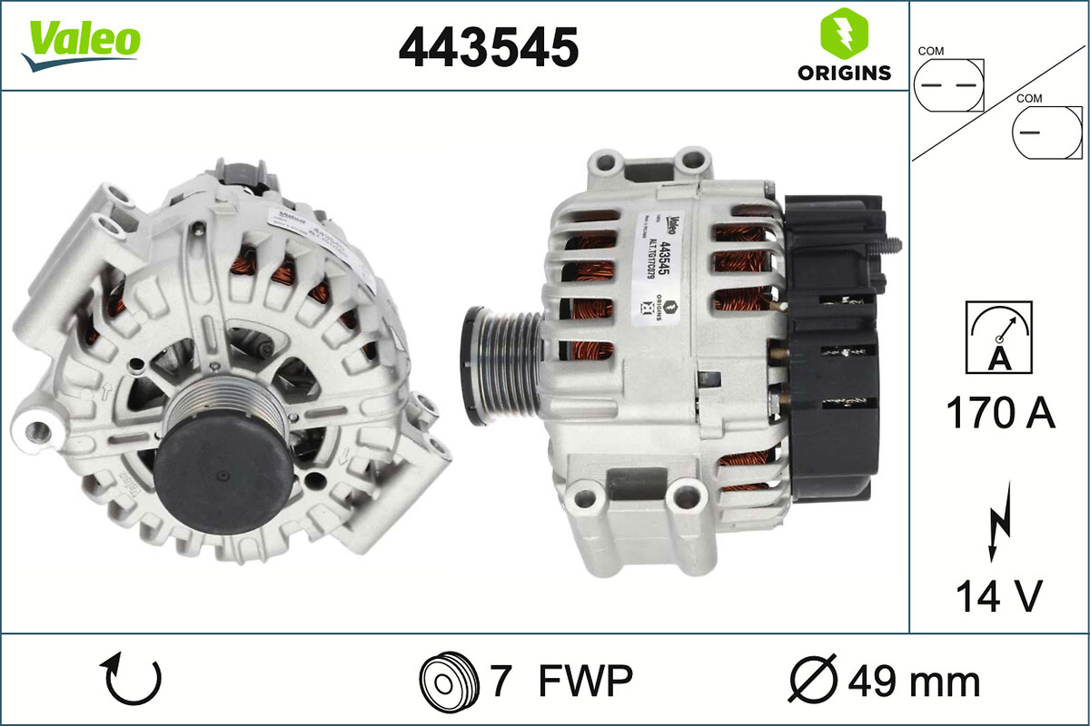 ALTERNATOR ORIGINS BMW GROUP
