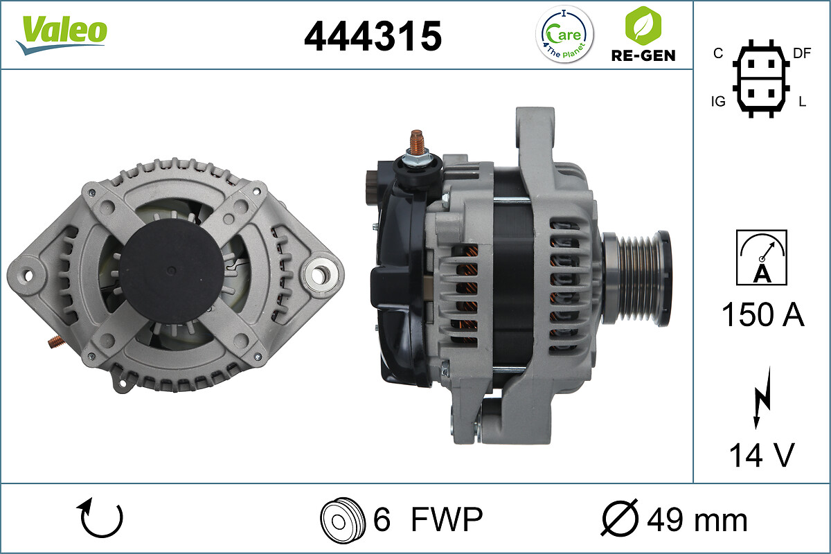 ALTERNATOR RE-GEN RENAULT-NISSAN