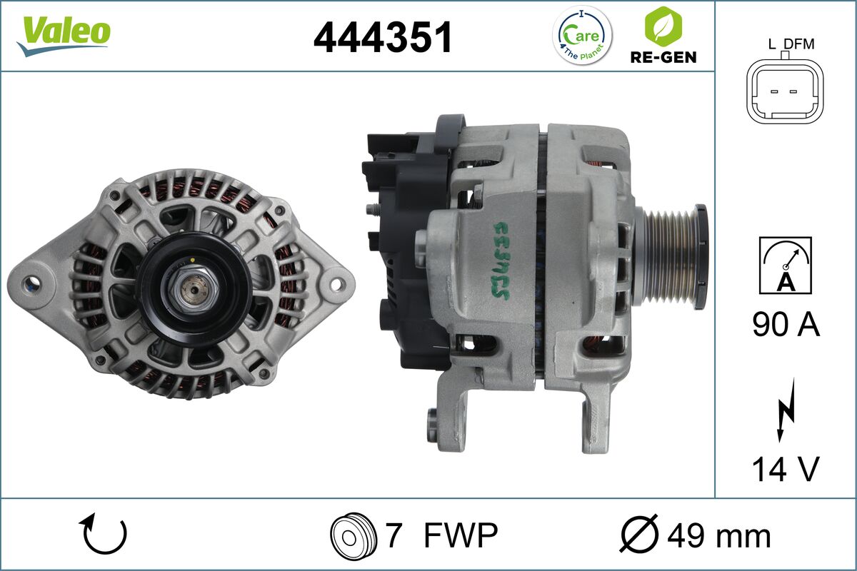 ALTERNATOR RE-GEN RENAULT DACIA