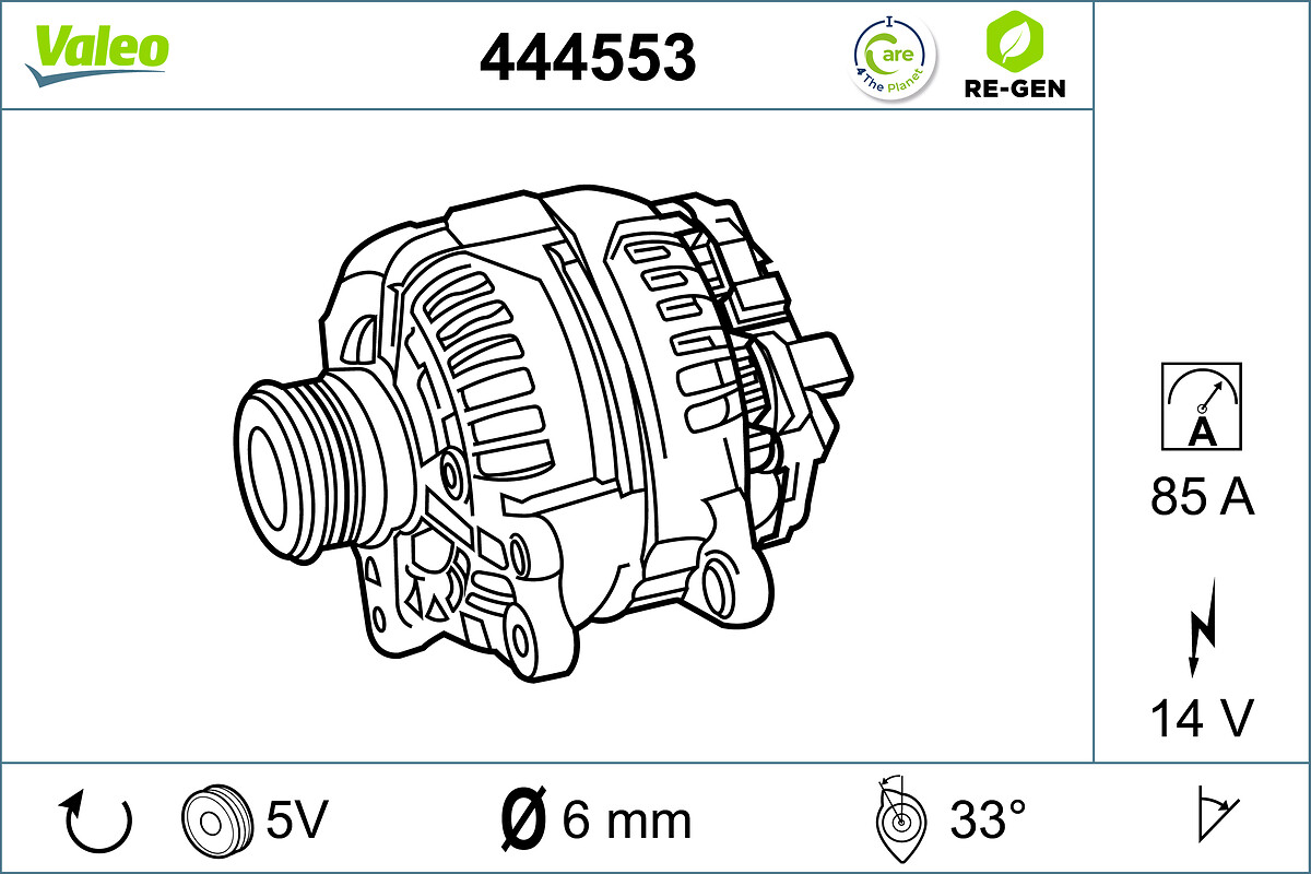 ALTERNATOR RE-GEN FIAT GROUP