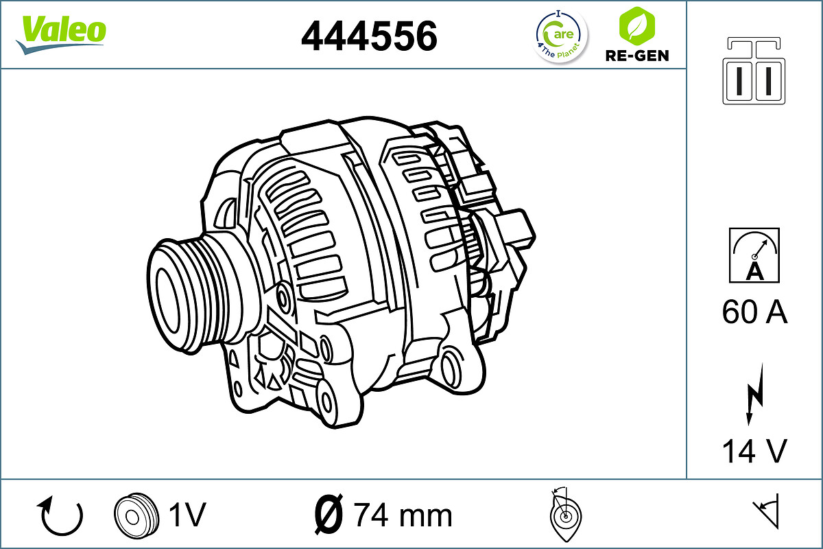 ALTERNATOR RE-GEN MAZDA