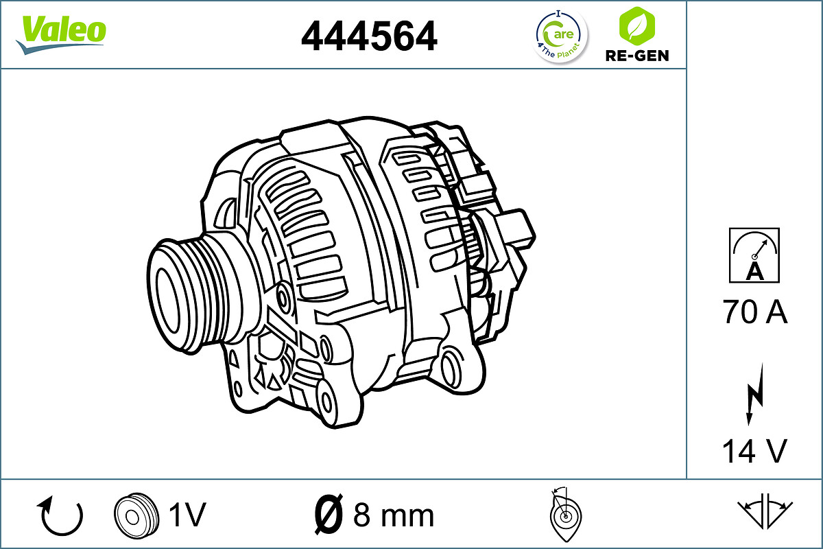 ALTERNATOR RE-GEN RENAULT-NISSAN