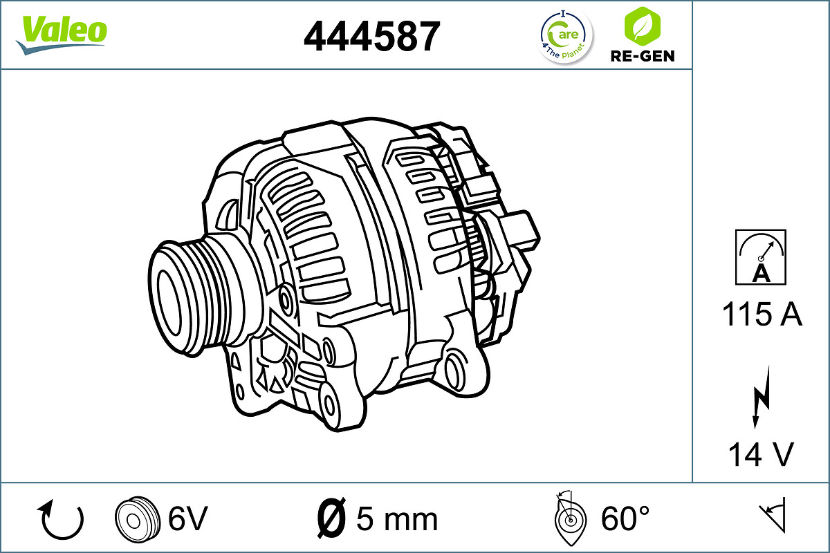 ALTERNATOR RE-GEN VW GROUP