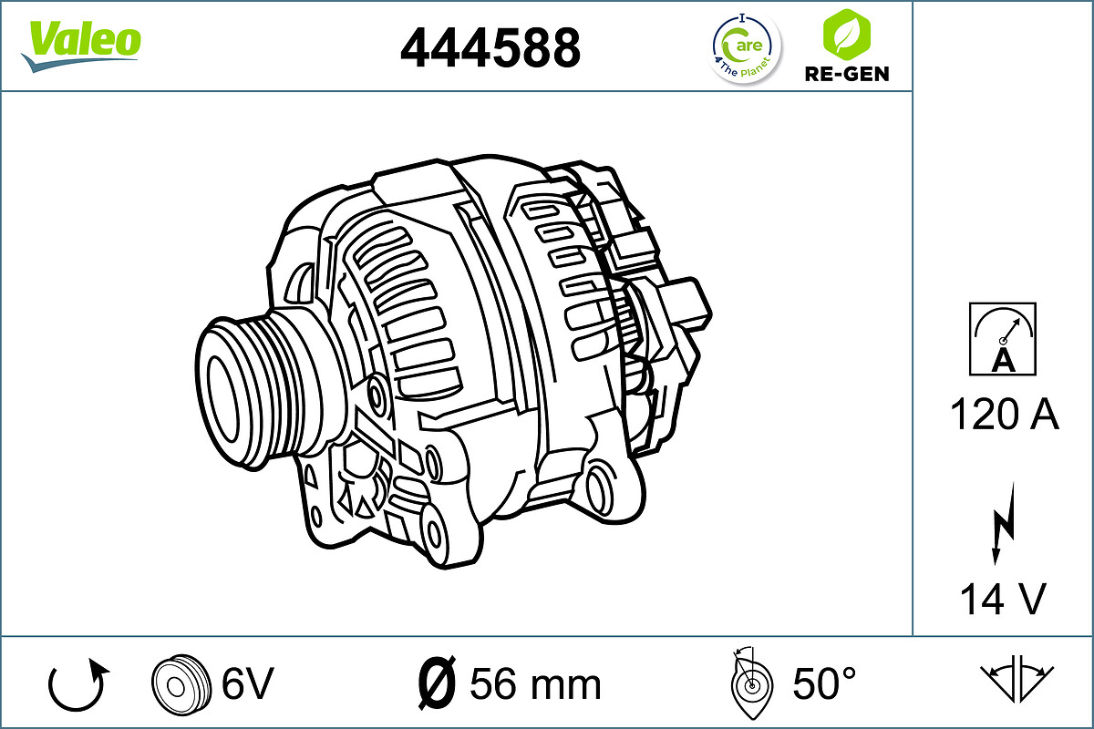 ALTERNATOR RE-GEN VOLVO