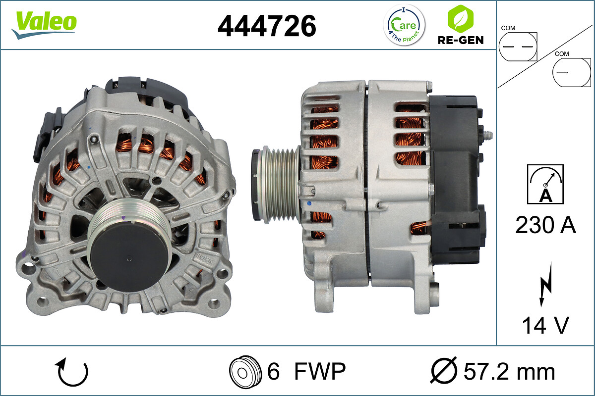 ALTERNATOR RE-GEN VW GROUP