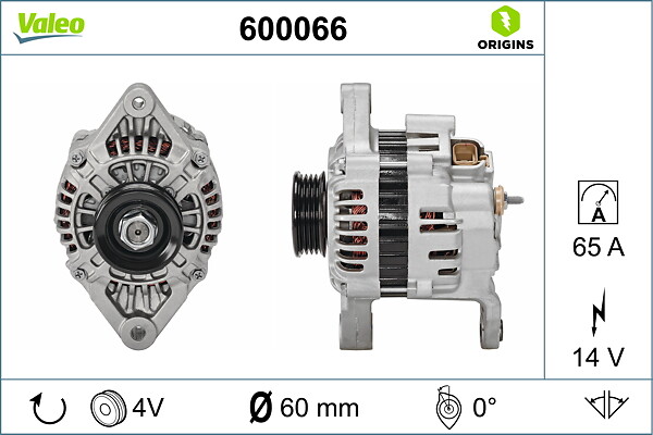 VALEO ALTERNATOR ORIGINS RENAULT-NISSAN
