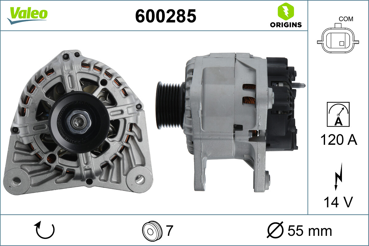 VALEO ALTERNATOR ORIGINS RENAULT-NISSAN