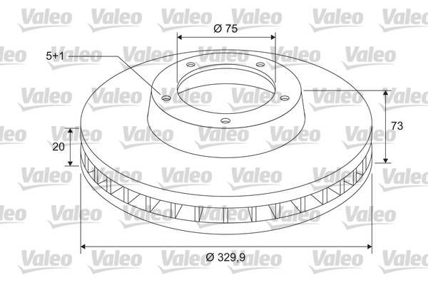 BRAKE DISC X1 BMW X3 (F25), X4 (F26) RR