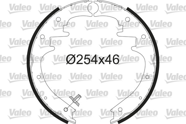 Kit ganasce freno VALEO 564231