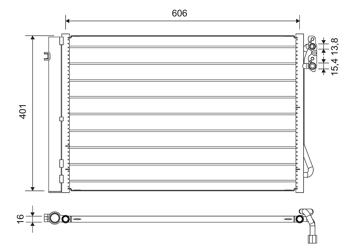 VALEO CONDENSATORE BMW 3 320 I (05>07)