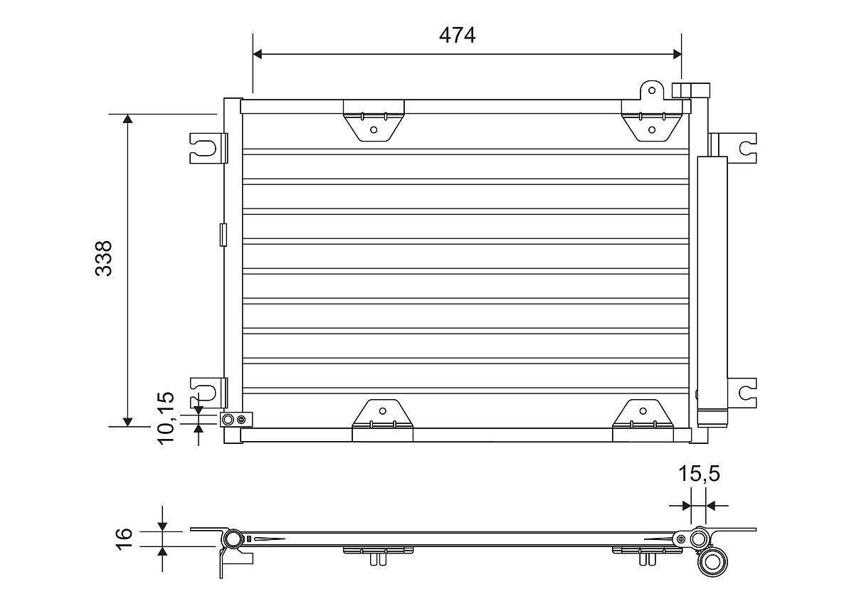 VALEO CONDENSATORE SUZUKI GRAND VITARA