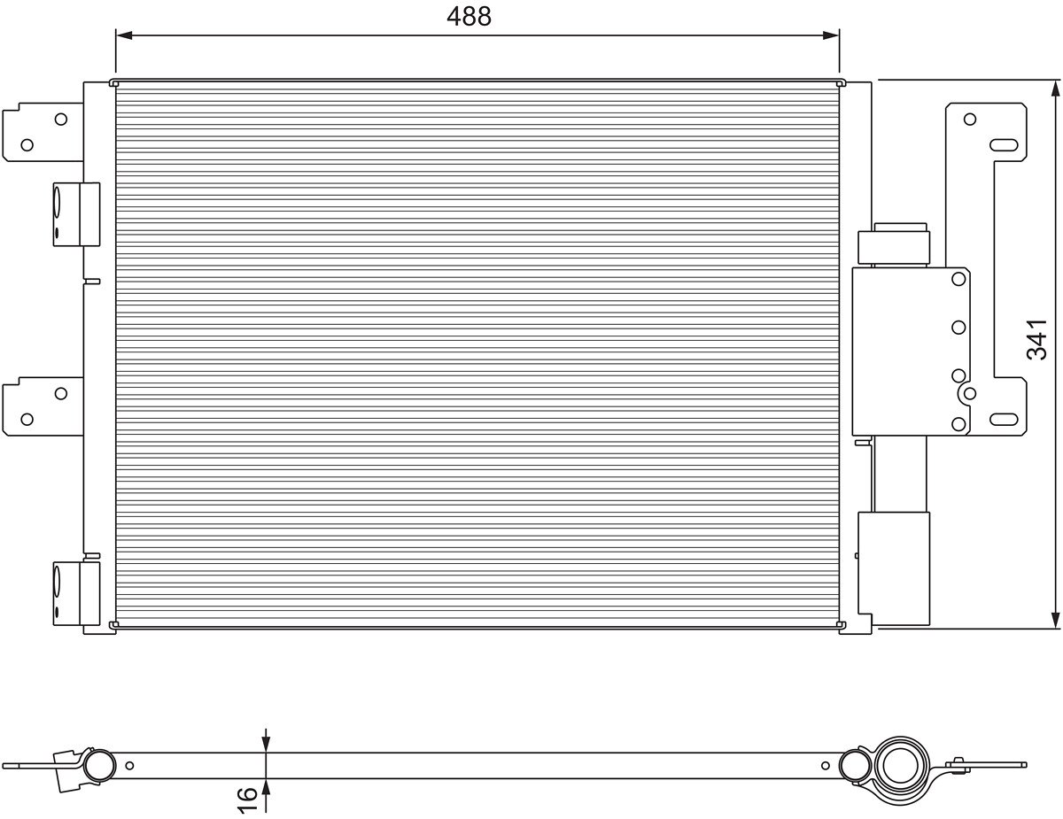 CONDENSER IVECO EUROCARGO