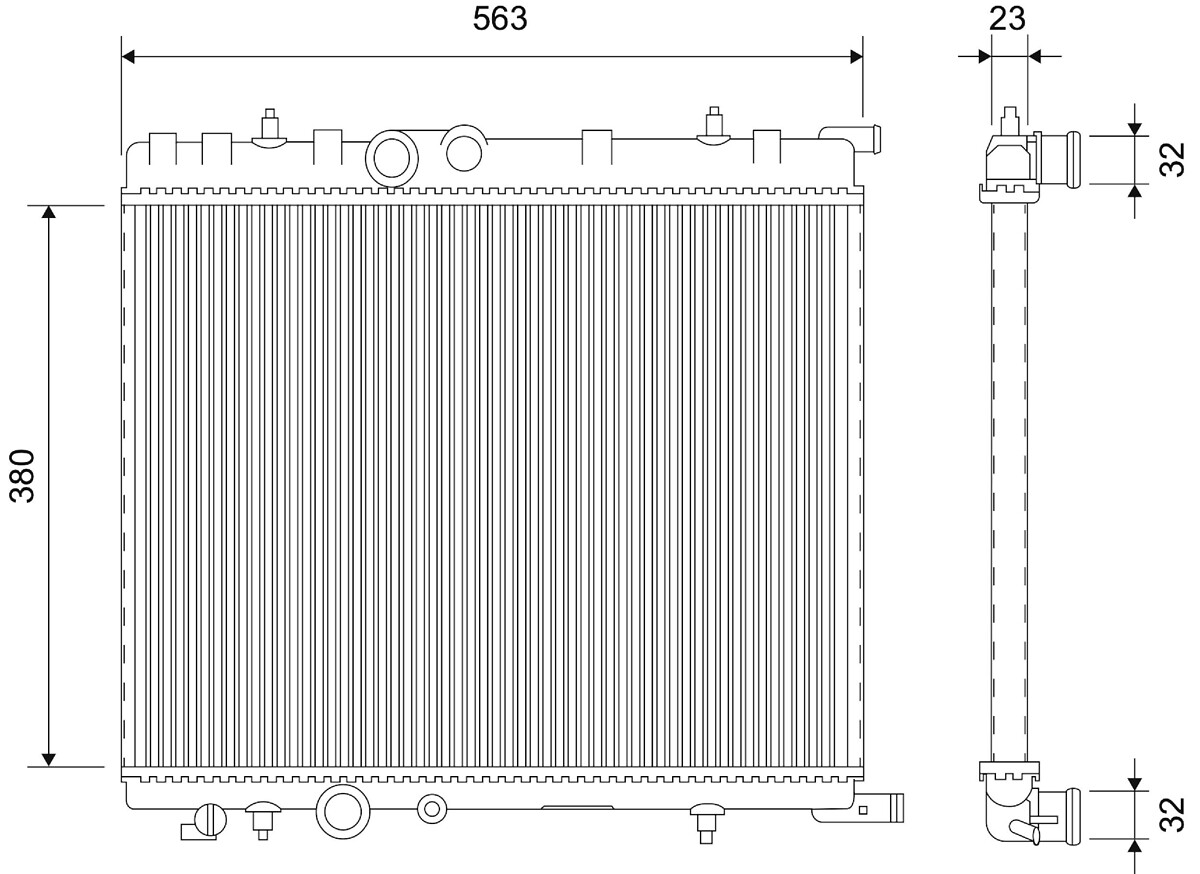 RADIATORS CITROEN BERLINGO