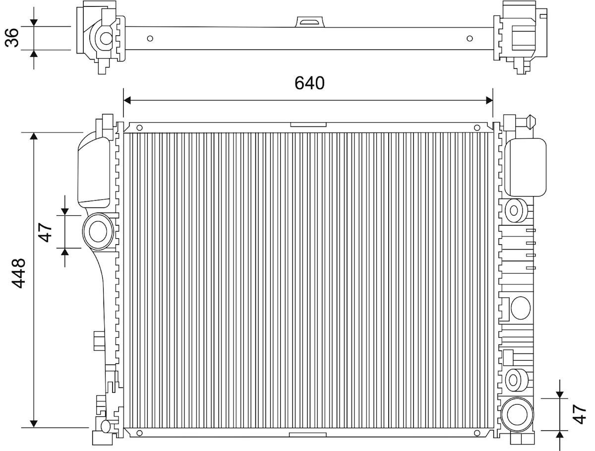 RADIATORS MERCEDES CL CLASS