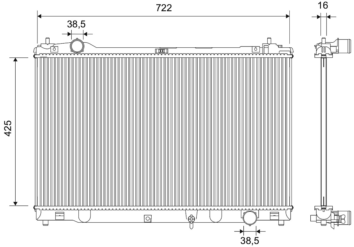 RADIATORS LEXUS GS