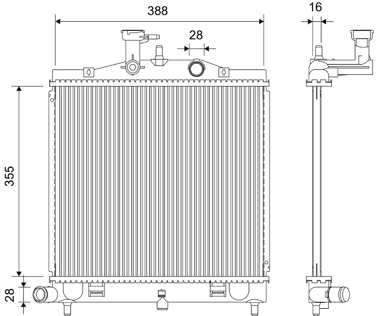 RADIATORS KIA PICANTO
