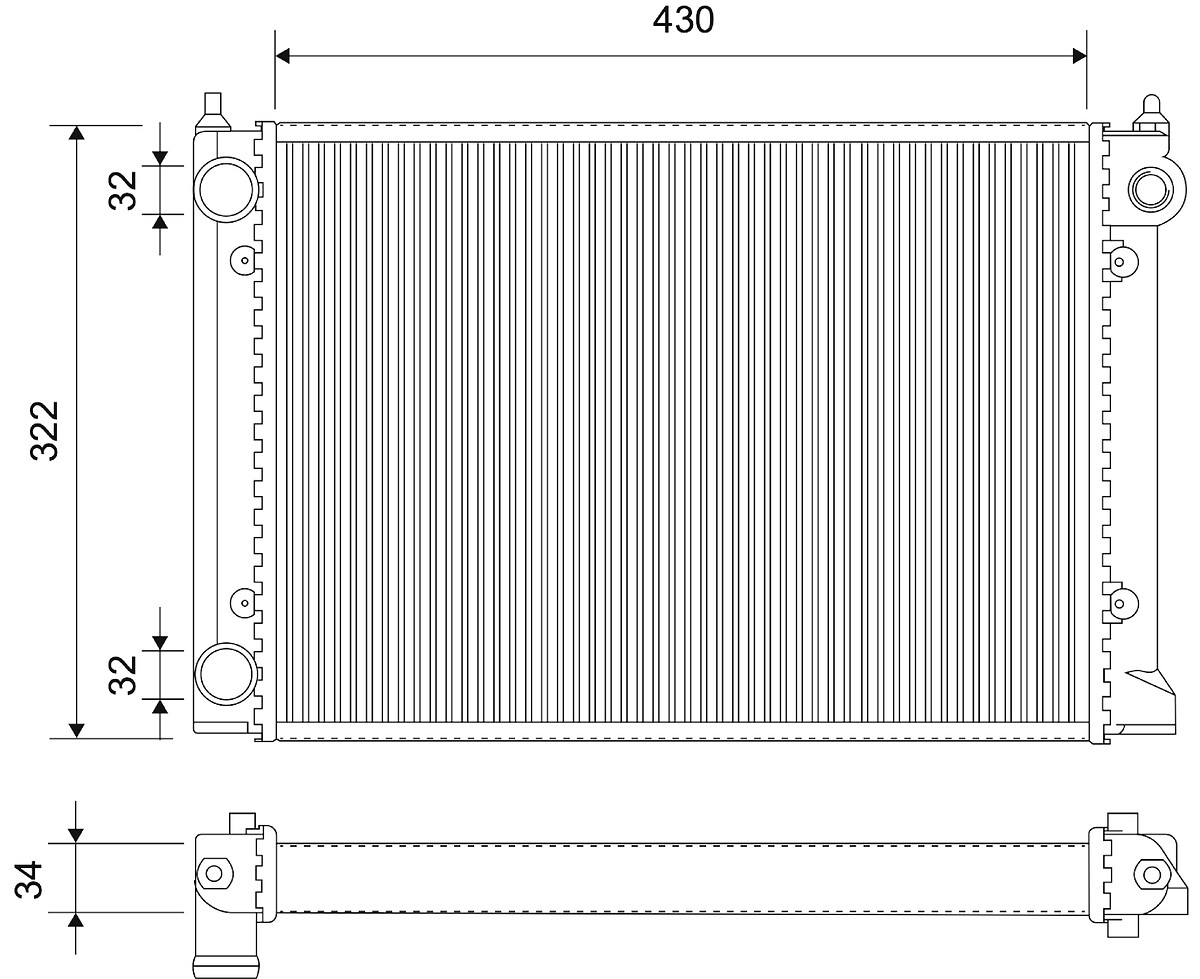 RADIATOR AUDI C7 2.0