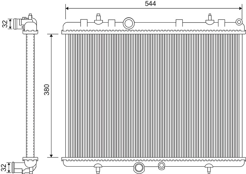 RAD MOT CITROEN C4 (2004 2010)