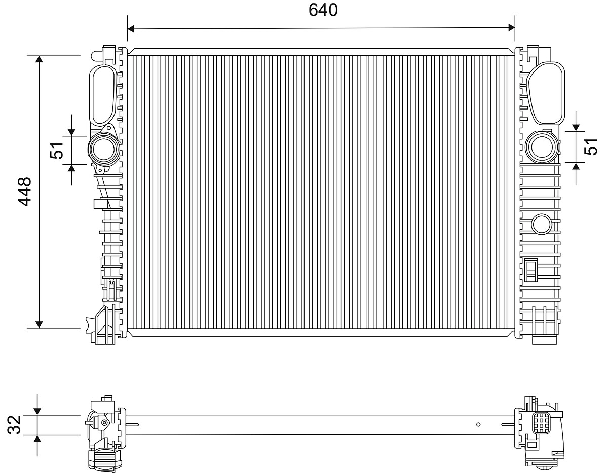 RAD MOT AUDI A3 (05/03-06/08)