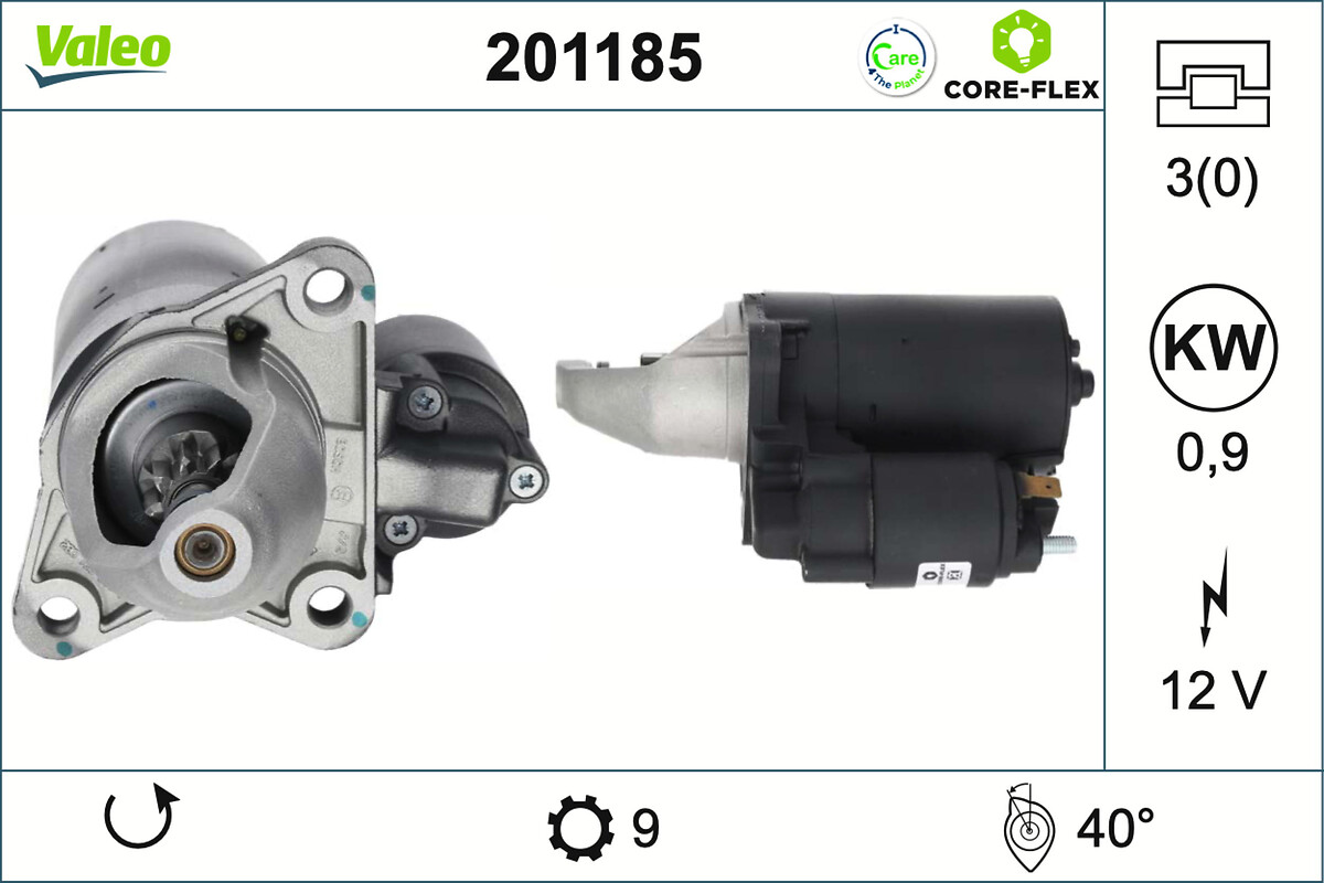 STARTER CORE-FLEX JLR GROUP