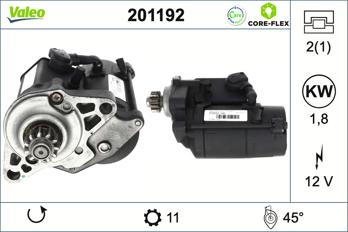 STARTER CORE-FLEX JLR GROUP