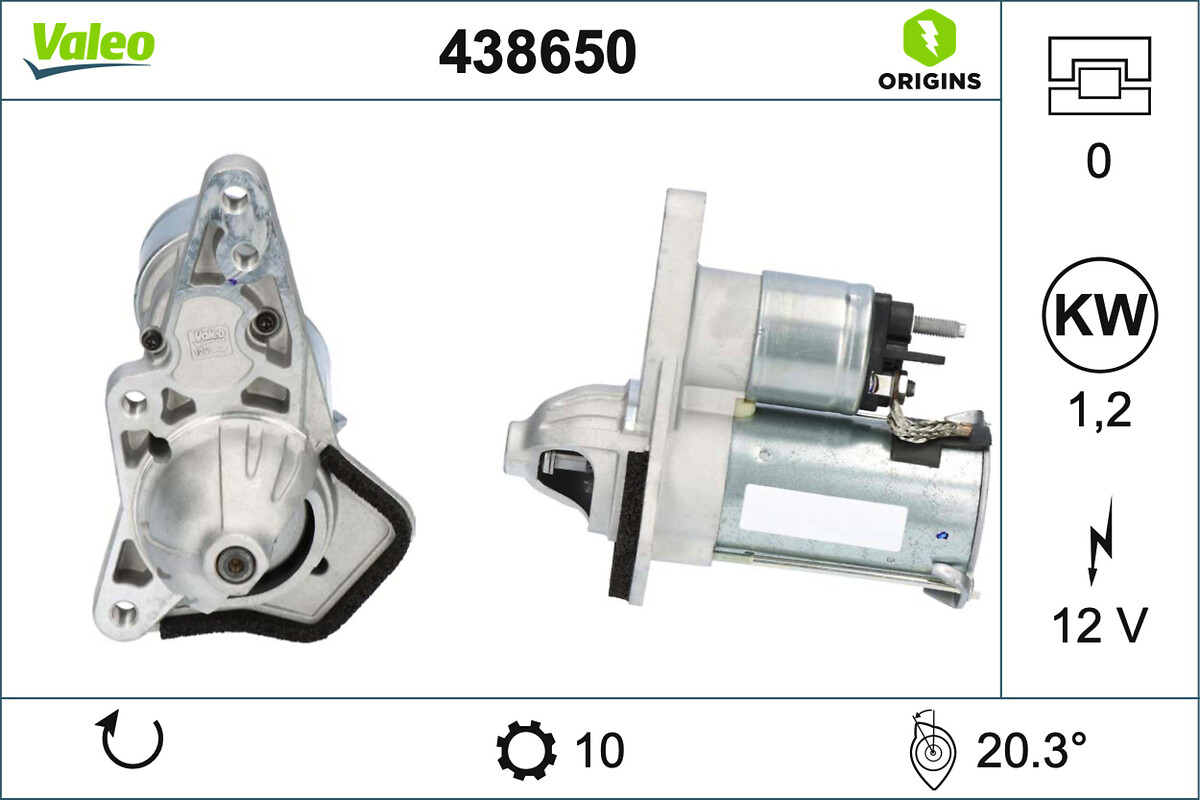 STARTER ORIGINS RENAULT-NISSAN