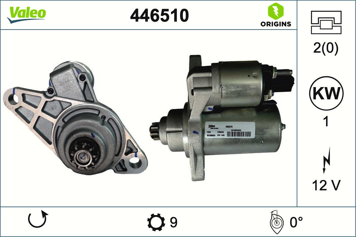 VALEO START NE AUDI A1. VW POLO