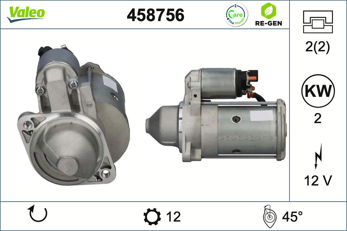 VALEO STARTER RE-GEN HYUNDAI - KIA