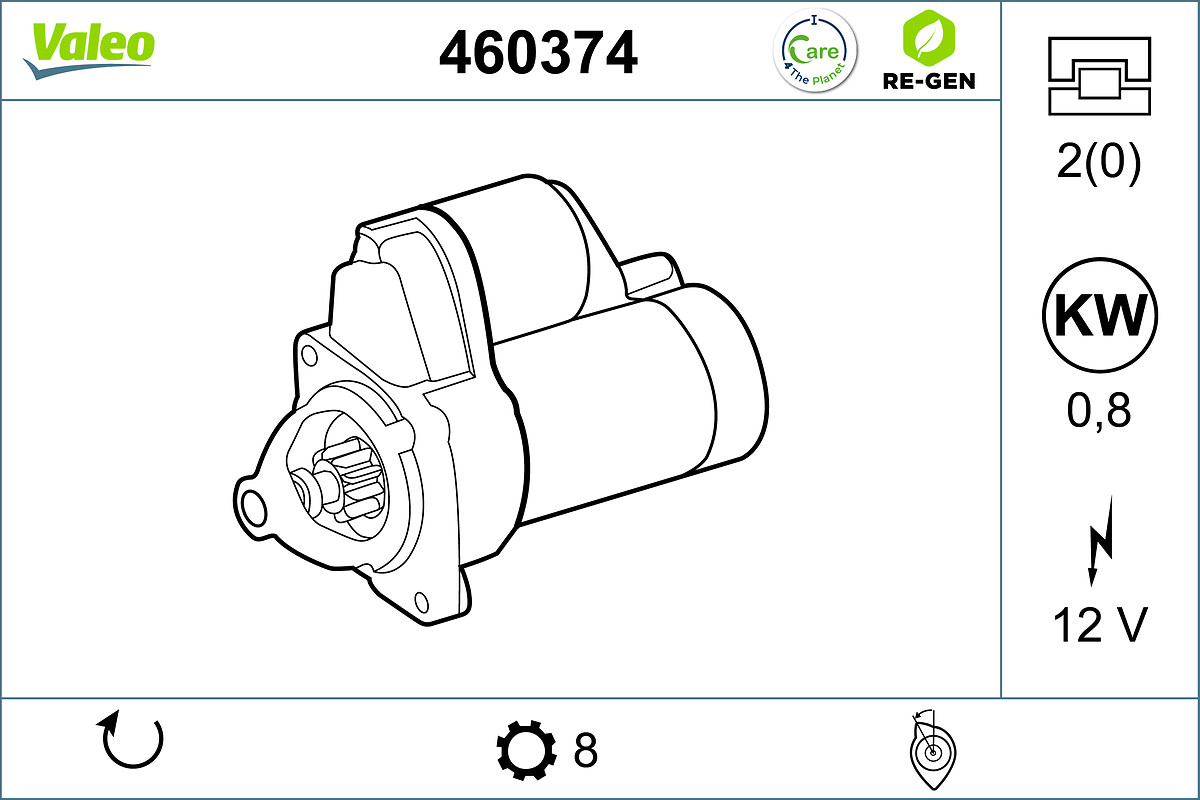 STARTER RE-GEN TOYOTA