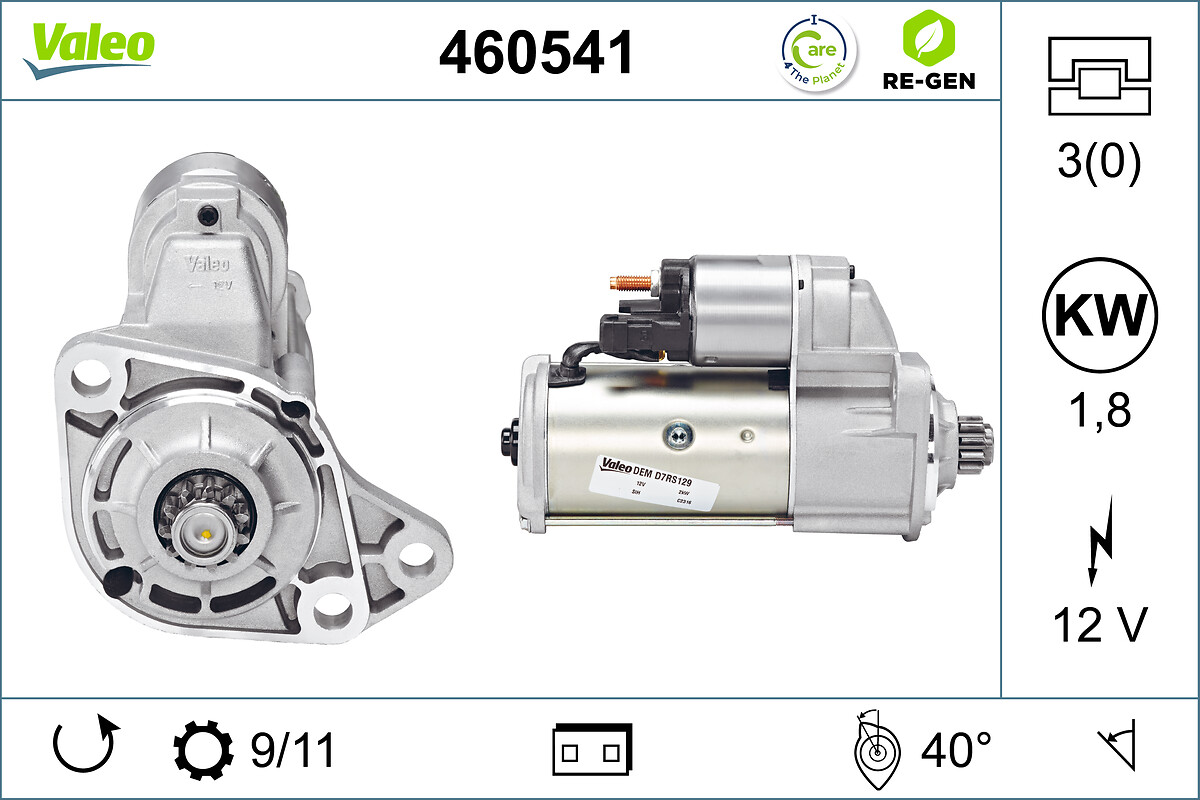 STARTER RE-GEN VW GROUP
