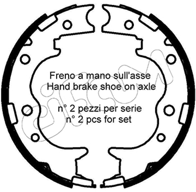 CIFAM GANASCE FRENO DAIHATSU HCV