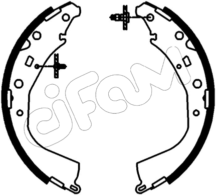 CIFAM GANASCE FRENO TOYOTA