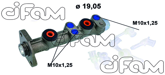 Cilindro maestro del freno CIFAM 202-006K