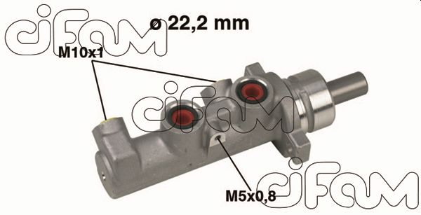 CIFAM POMPA FRENO FIAT PANDA 06-