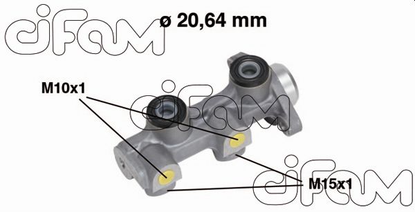 Cilindro maestro del freno CIFAM 202-507