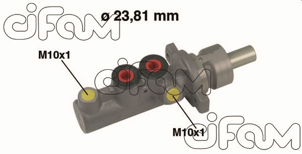 Cilindro maestro del freno CIFAM 202-544