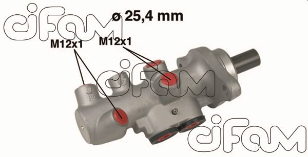 Cilindro maestro del freno CIFAM 202-607