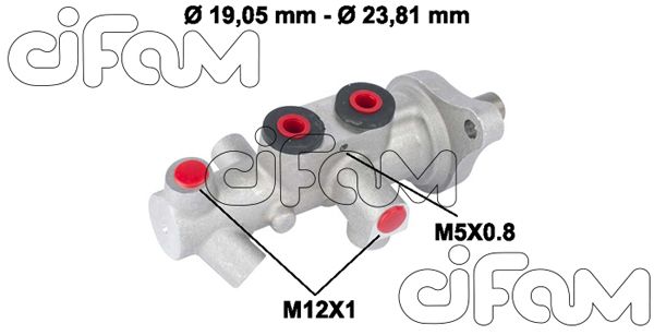 Cilindro maestro del freno CIFAM 202-623