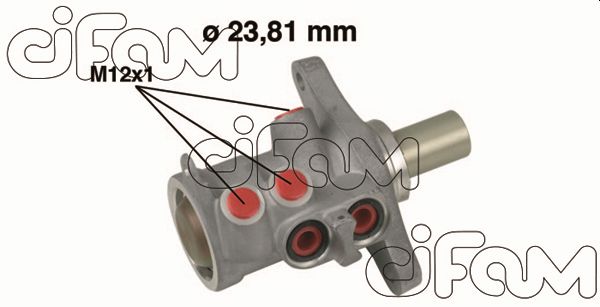 Cilindro maestro del freno CIFAM 202-638
