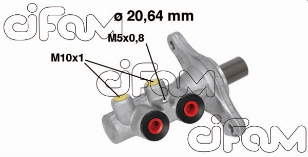 CIFAM POMPA FRENO FIAT 500 1.3 D MJT 09-