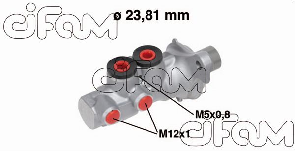 Cilindro maestro del freno CIFAM 202-695