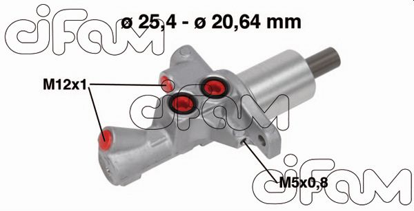Cilindro maestro del freno CIFAM 202-748
