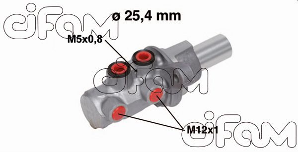 Cilindro maestro del freno CIFAM 202-754