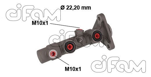 Cilindro maestro del freno CIFAM 202-859