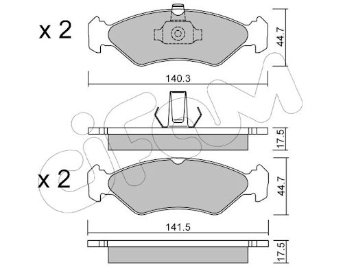 Pastiglie freno CIFAM 822-088-0