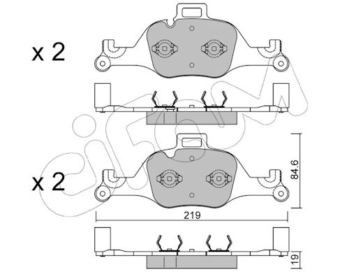Pastiglie freno CIFAM 822-1145-0