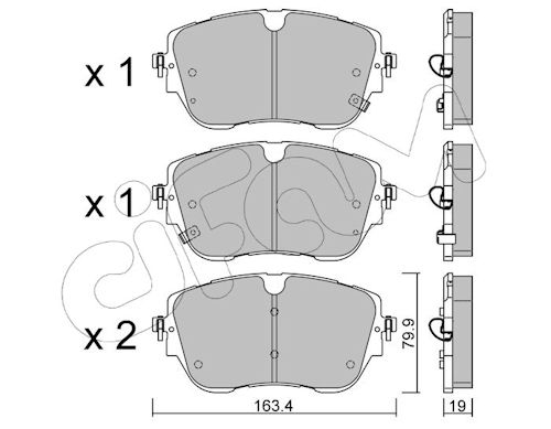 Pastiglie freno CIFAM 822-1429-0