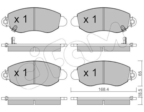 Pastiglie freno CIFAM 822-320-0