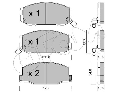 Pastiglie freno CIFAM 822-425-0